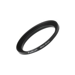 Fotodiox Metal Step Up Ring Anodized Black Metal 49MM-55MM 49-55 Mm