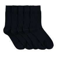 Stay-up Ribbed Socks 5 Pack