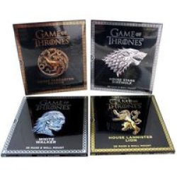 Game Of Thrones Press-out Mask Books - 4 X 3D Masks & Wall Mounts