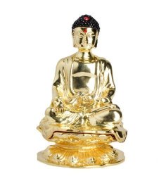 Lilly Rocket Collectible Trinket Box With Rhinestone Bejeweled Swarovski Crystals - Good Luck Buddha Namaste