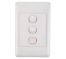 Nexus Light Switch With Cover 16AMP 4X2 1WAY 3L
