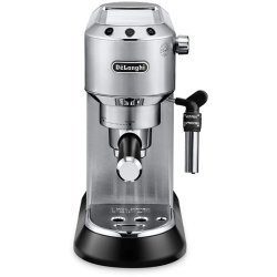 De'Longhi Dedica Pump Manual Espresso Coffee Machine EC685-CHROME - 1KGS