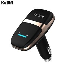 Kuwfi Unlocked 150 Mbps LTE Car Wifi Dongle 4G Wireless Router With Sim Card Slot Fdd 2100 1800MHZ 2600 900 800 Work With Europe Africa And South America