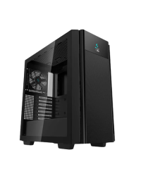 Deepcool CH510 Mesh Digital Atx Mid-tower With Built-in Digital Display And 1X Pre-installed Rear 120MM Fan And 1X Usb-c Connection And Tempered Glass Side