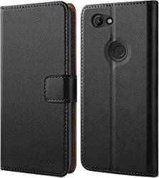 HOOMIL Case Compatible Google Pixel 3A Premium Pu Leather Flip Wallet Phone Case Google Pix