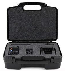 Life Made Better Storage Organizer - Compatible With Baofeng BFF8HP Dual Band Two-way Radio - Durable Carrying Case - Black
