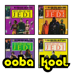 Star Wars: Return Of The Jedi Complete Set Of 4 Marvel Comics 1983 Oobakool Comics