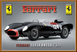 Ferrari Testa Rossa 1957 - Classic Metal Sign