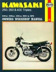 Kawasaki 250, 350 and 400 Triples Owners Workshop Manual: '72-'79