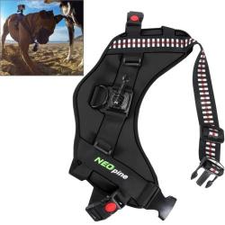 Neopine Dog Fetch Hound Harness Adjustable Chest Strap Belt Mount For Gopro Hero 4 3+ 3 2 ...