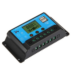 Cmtd-2420 Solar Charge Discharge Controller With Led Display & Dual Usb Ports