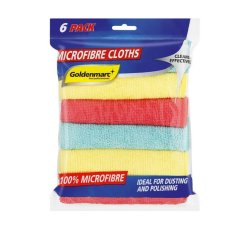 6-PACK Microfibre Cloths