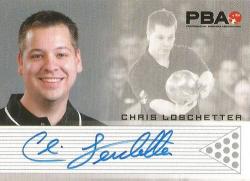 Chris Loschestter- "rittenhouse Pba Tenpin Bowling" 08 - Certified "autograph" Trading Card