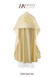 Humeral Veil - Jhs In Gold On Cream