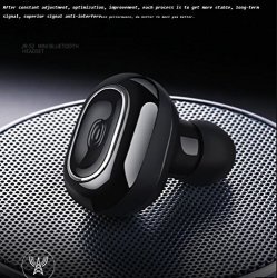 Lilina Bluetooth Headset MINI Ultra Small Wireless MINI Invisible In-ear Earphones Wear Painless Invisible MINI