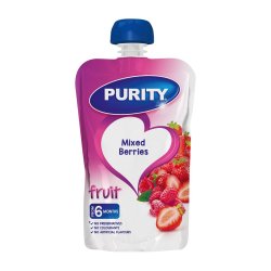 Purity Pouch Mixed Berries 110ML From 6 Months