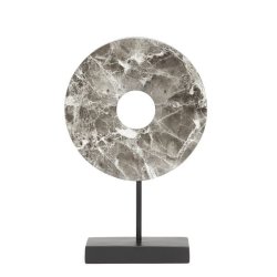 - Donut Brown Marble Polyresin Ornament