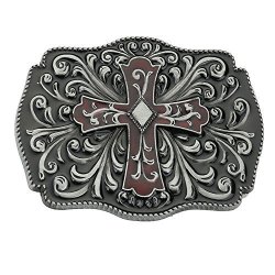 Vintage Celtic Knot Belt Buckle for Men Simple Cowboy Belt Buckle