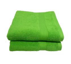 Plush 450 Hand Towel 2PC Pack 050X090CMS 450GSM - Lime