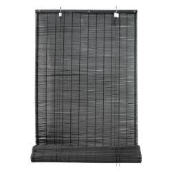 Roll Up Blind Inspire Bamboo Djibouti Black 120X230CM