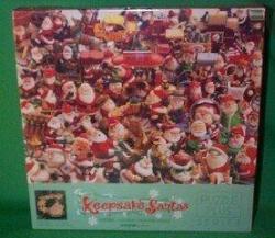 Springbok Hallmark Keepsake Ornament Santas Collection 500 Piece Jigsaw Puzzle With Collectible Ornament Bonus 1994