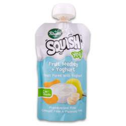 Fruit Puree With Yoghurt Pouch 110ML - Fruit Medley