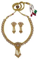 Gold Tone Kundan Cz Stone Ethnic Bollywood Indian Women Traditional New Jewelry IMOJ-BNS72B