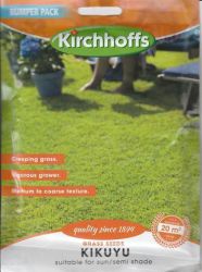 Kikuyu Whittet Lawn Grass Seed Bumper Pack - 100G