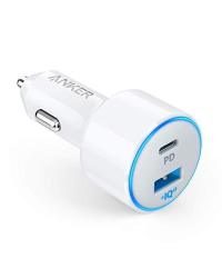 USB C Car Charger Anker 49.5W Powerdrive Speed+ 2 Car Adapter With One 30W Pd Port For Macbook Pro air 2018 Ipad Pro Iphone XS MAX XR X 8