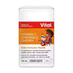 Kids Vitamin C Chew Tablets Cherry 90'S