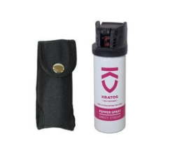 KRATOR Kratos Pepper Spray With Pouch - 60ML - White Pink