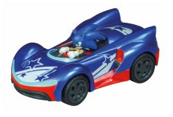 Carrera 1 43 Pull & Speed Sonic Racing 8CM Sonic Speed Star - Blue stars