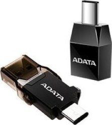 Adata Cable Gender Changer Usb-c To USB 3.1A Black ACAF3PL-ADP-RBK