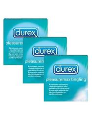 Durex 3 Pack Pleasuremax Tingle Condoms