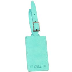 Cellini Travel Essentials Pu Luggage Tags - Green