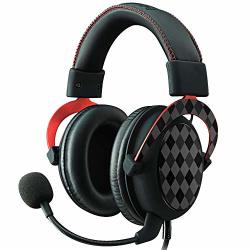 Mightyskins Skin Compatible With Kingston Hyperx Cloud II Gaming Headset - Black Argyle Protective Durable And Unique Vinyl Decal Wrap Cover Easy