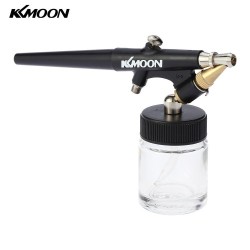 Kkmoon High Atomizing Siphon Feed Airbrush Single Action Air Brush Kit For Makeup Art Painting Tatto