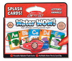Melissa & Doug On The Go Water WOW Alphabet Splash Cards