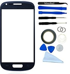 Samsung Galaxy S3 Mini I8190 I8195 Black Display Touchscreen Replacement Kit 16 Pieces Includin