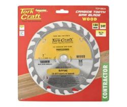 Tork Craft Blade Contractor 180 X 24T 20 16 Circular Saw Tct