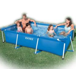 Intex Square Swimming Pool Family Edition With Metal Frame