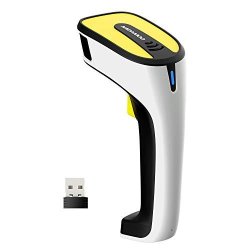 Nadamoo 2D Wireless Barcode Scanner Read 1D 2D Qr Code PDF417 2-IN-1 2.4GHZ Wireless And USB Wired Connection 328FT Transmission Distance Work With Windows