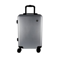 Escape Society 55CM Carry-on Suitcase With Charging Port Matte Silver
