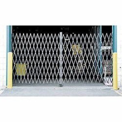 Double 10'W Folding Security Gate 6-1 2'H
