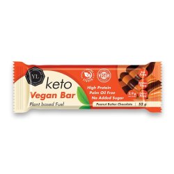 Y living Vegan Keto Bar 52G Peanut Butter Chocolate