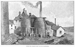 Whisky Distillery 1890 Nthe Glenlivet Scotch Whisky Distillery Near Ballindalloch In Moray Scotland Line Engraving English 1890 Poster Print By 18 X 24