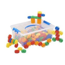 ECR4KIDS Gears Galore Math Manipulatives Building Kit Educational Sensory Learning Toys For Children 160-PIECE Set