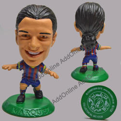 No.4 Marquez Soccer Figurine In Fc Barcelona Jersey. Collector No Mc12506