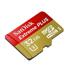 Samsung Sandisk Extreme Plus 32GB Microsd Memory Card With Adapter