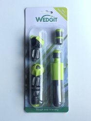 Wedgit Garden Hose Connector Starter Set For 13mm Hose. Leak-free Technology.